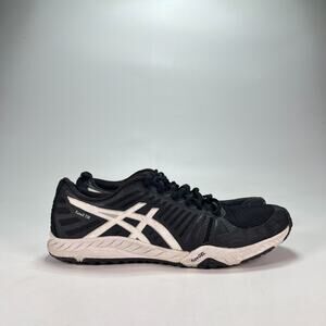ASICS fuzeX TR Black White Athletic Low Top Cross Training Shoes Women's Size 8